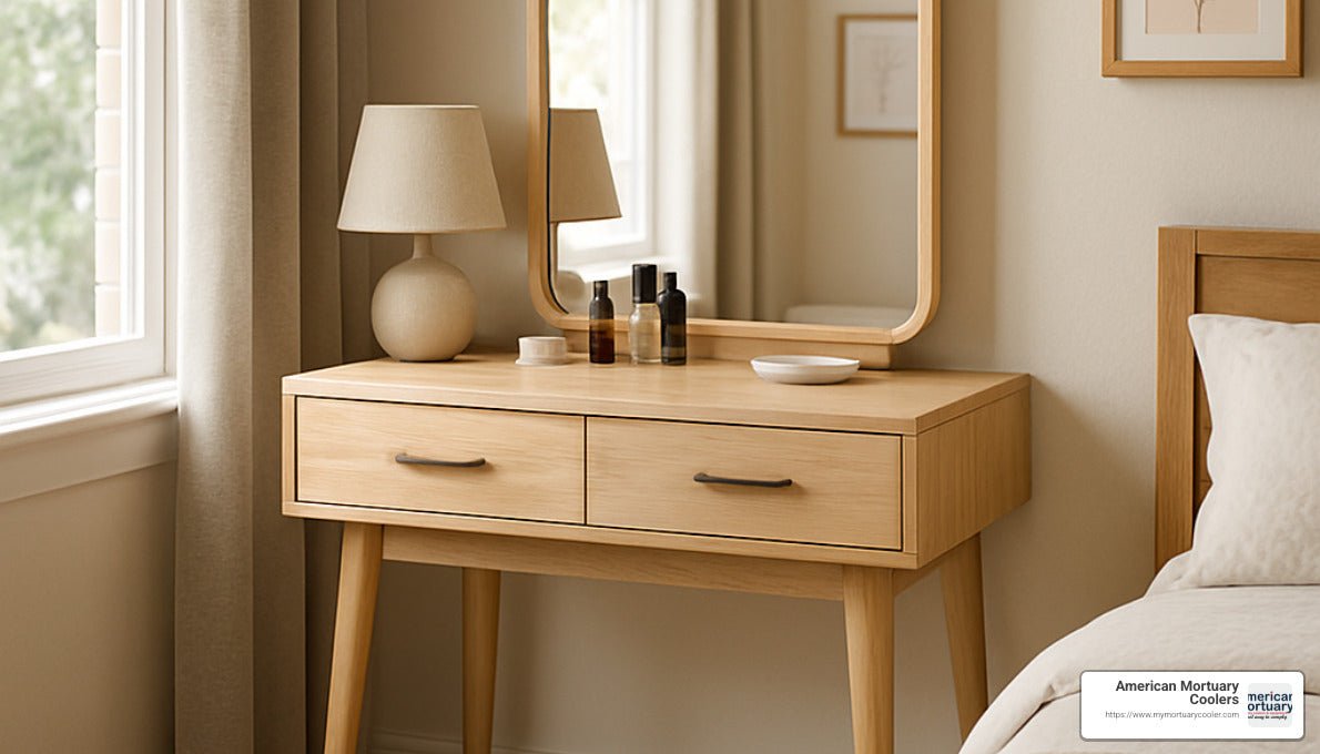 An Essential Guide to Space Saving Dressing Tables for Small Rooms - American Mortuary Coolers & Equipments An Essential Guide to Space Saving Dressing Tables for Small Rooms - American Mortuary Coolers & Equipments